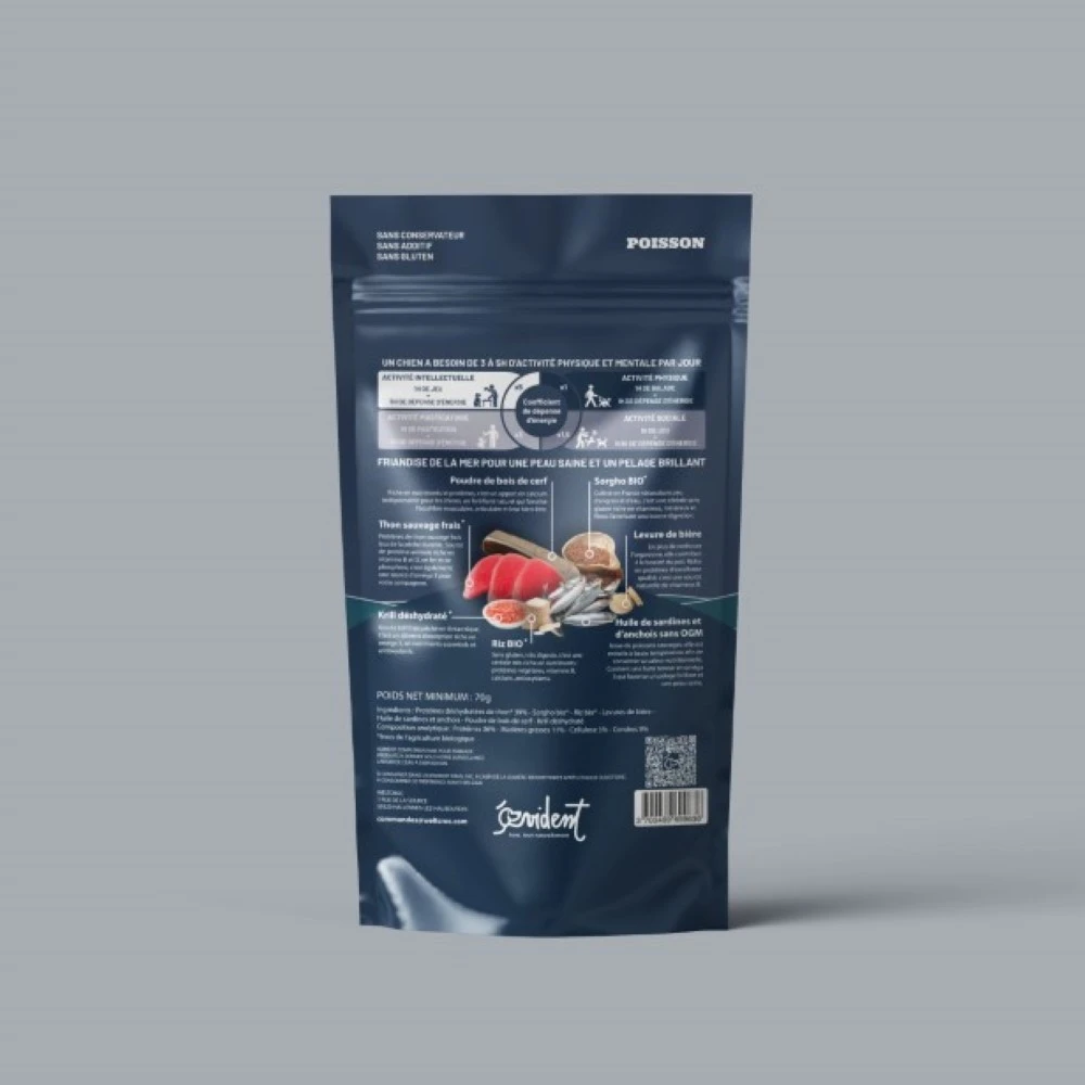 PLANCTON - Friandises feuilletées de poisson 70g