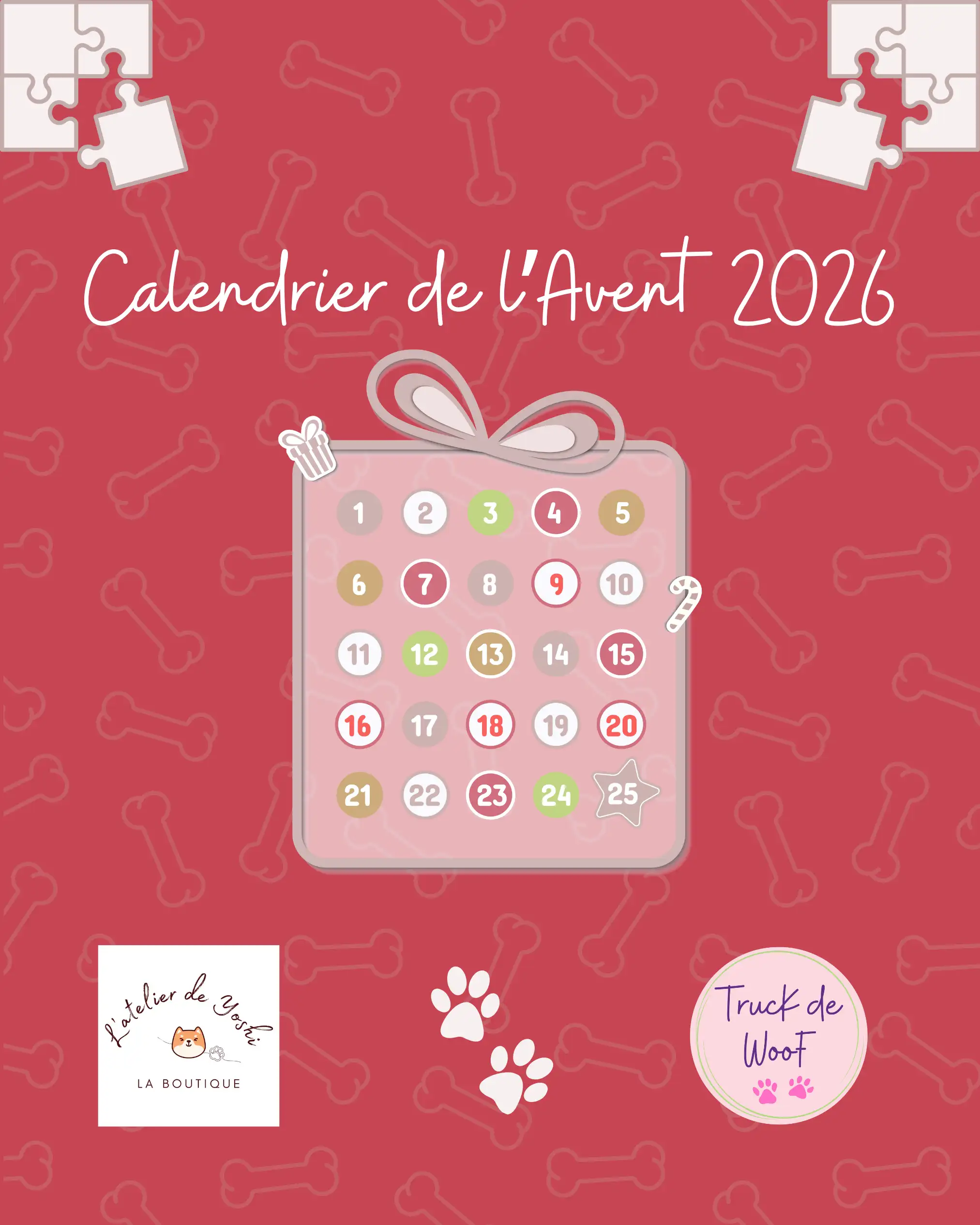 CALENDRIER DE L'AVENT 2026
